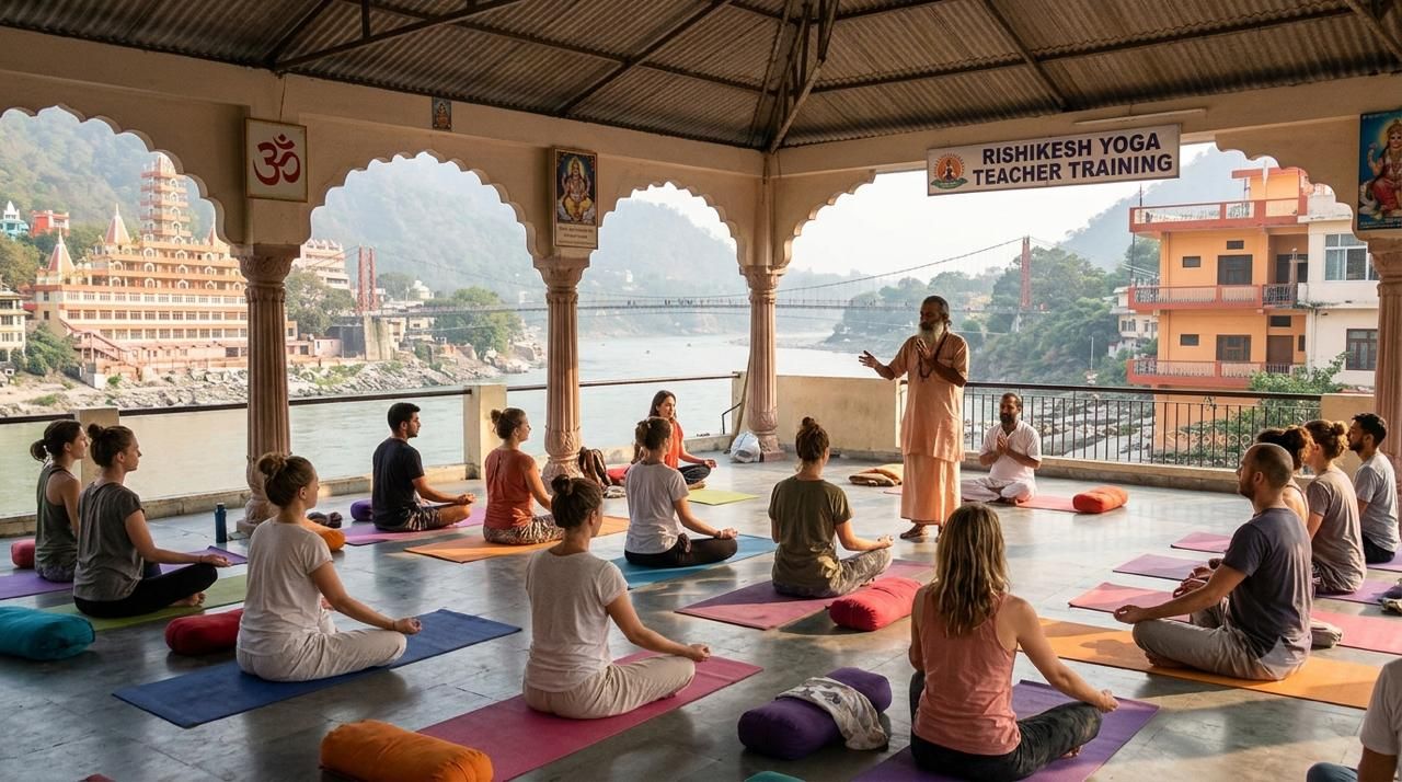 A Day in the Life: What a 200-Hour Yoga Teacher Training in Rishikesh Actually Looks Like